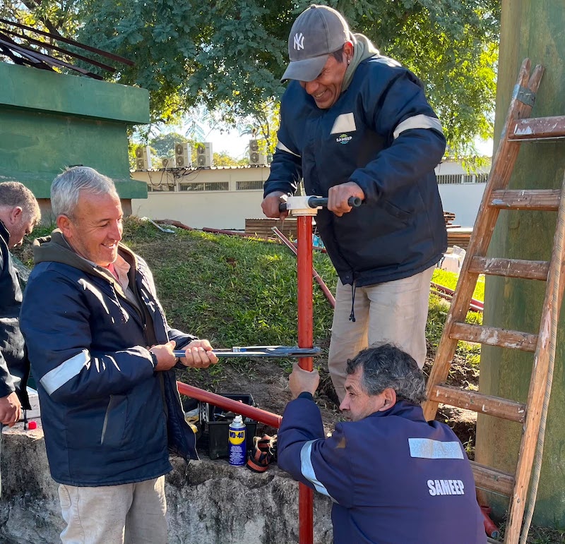 SAMEEP amplió las redes de agua y cloacales para afrontar la demanda durante la Bienal 2026 SAMEEP amplió las redes de agua y cloacales para afrontar la demanda durante la Bienal 2026