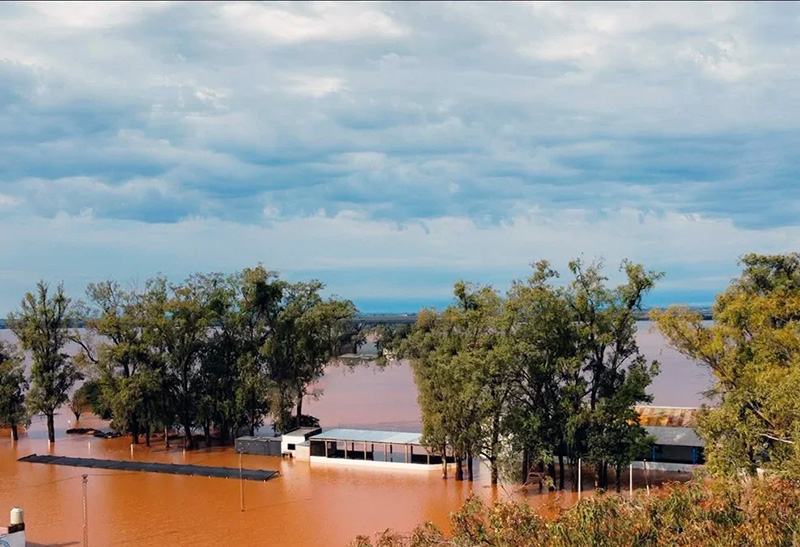 El río Uruguay no da tregua: cuatro ciudades correntinas siguen afectadas por la creciente El río Uruguay no da tregua: cuatro ciudades correntinas siguen afectadas por la creciente