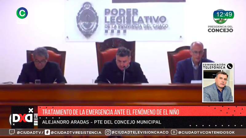 Aradas defendió la emergencia hídrica y cuestionó a la oposición: “No encontraron argumento válido para no acompañar” Aradas defendió la emergencia hídrica y cuestionó a la oposición: “No encontraron argumento válido para no acompañar”