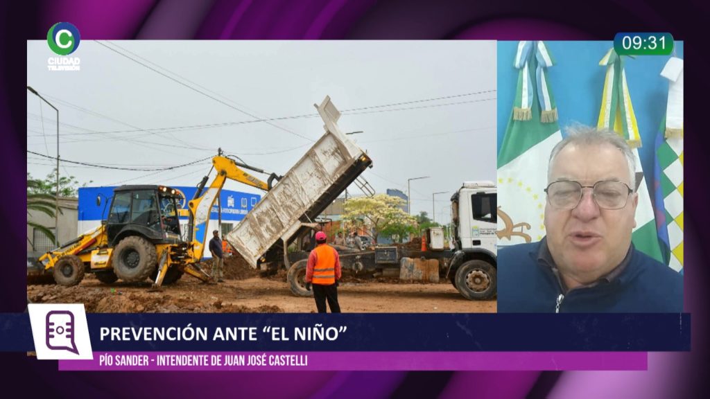Castelli se prepara para “El Niño”: “Vamos a lograr que el agua de la ciudad se escurra lo más rápido posible”, afirmó Sander Castelli se prepara para “El Niño”: “Vamos a lograr que el agua de la ciudad se escurra lo más rápido posible”, afirmó Sander