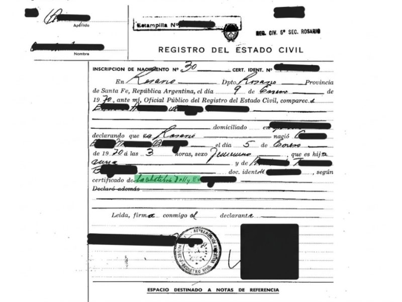 Imputan a una partera de 88 años por la supresión de identidad de una mujer nacida en 1970 Imputan a una partera de 88 años por la supresión de identidad de una mujer nacida en 1970