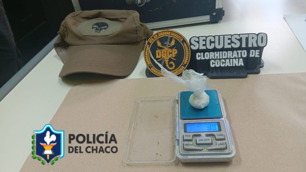 Hallaron casi 4 gramos de cocaína en un jardín de infantes de Charata