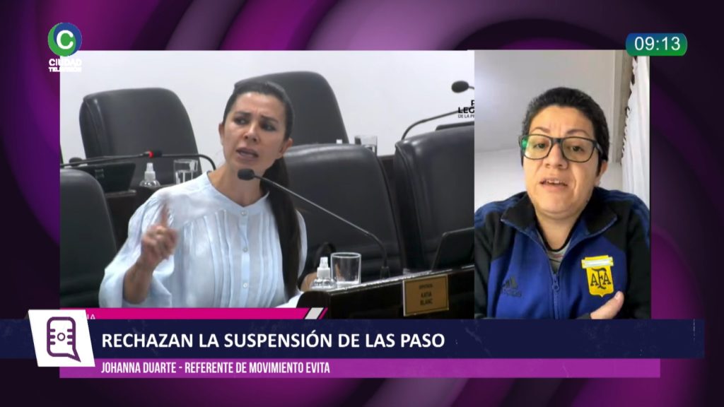 Duarte cuestionó la suspensión de las PASO y apuntó contra Katia Blanc: “Defraudó al electorado que la llevó a esa banca”