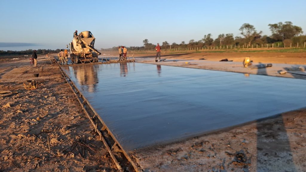 Avanza la obra de la nueva pista de aterrizaje en Misión Nueva Pompeya