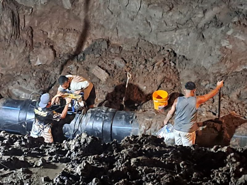 Tras dos días de trabajo, Sameep restableció el servicio en Puerto Lavalle Tras dos días de trabajo, Sameep restableció el servicio en Puerto Lavalle