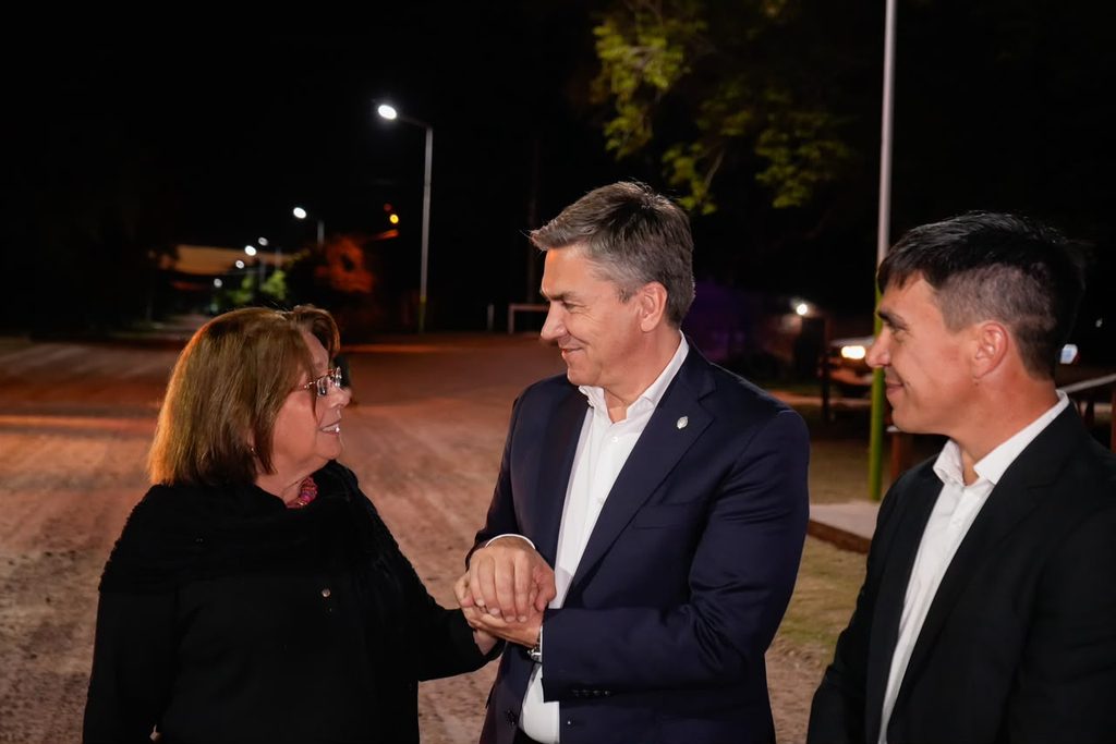 Zdero acompañó el 109° aniversario de La Verde con obras, nuevas luminarias y anuncios para la localidad