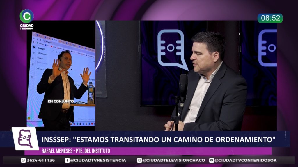 “Tenemos una obra social que está de pie”, aseguró el presidente del InSSSeP, Rafael Meneses