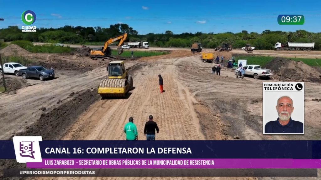 Defensas en Resistencia: “Hoy la ciudad está cerrada totalmente al agua del Paraná”, aseguró Zarabozo Defensas en Resistencia: “Hoy la ciudad está cerrada totalmente al agua del Paraná”, aseguró Zarabozo
