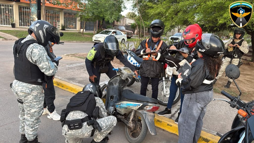 Retuvieron 15 motocicletas en un operativo preventivo “anti-wileros” en Sáenz Peña