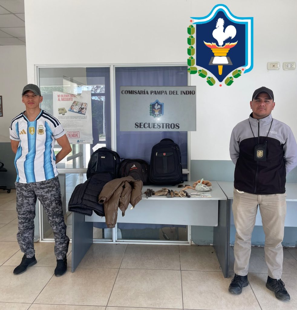Pampa del Indio: investigan un robo y recuperan varios elementos Pampa del Indio: investigan un robo y recuperan varios elementos